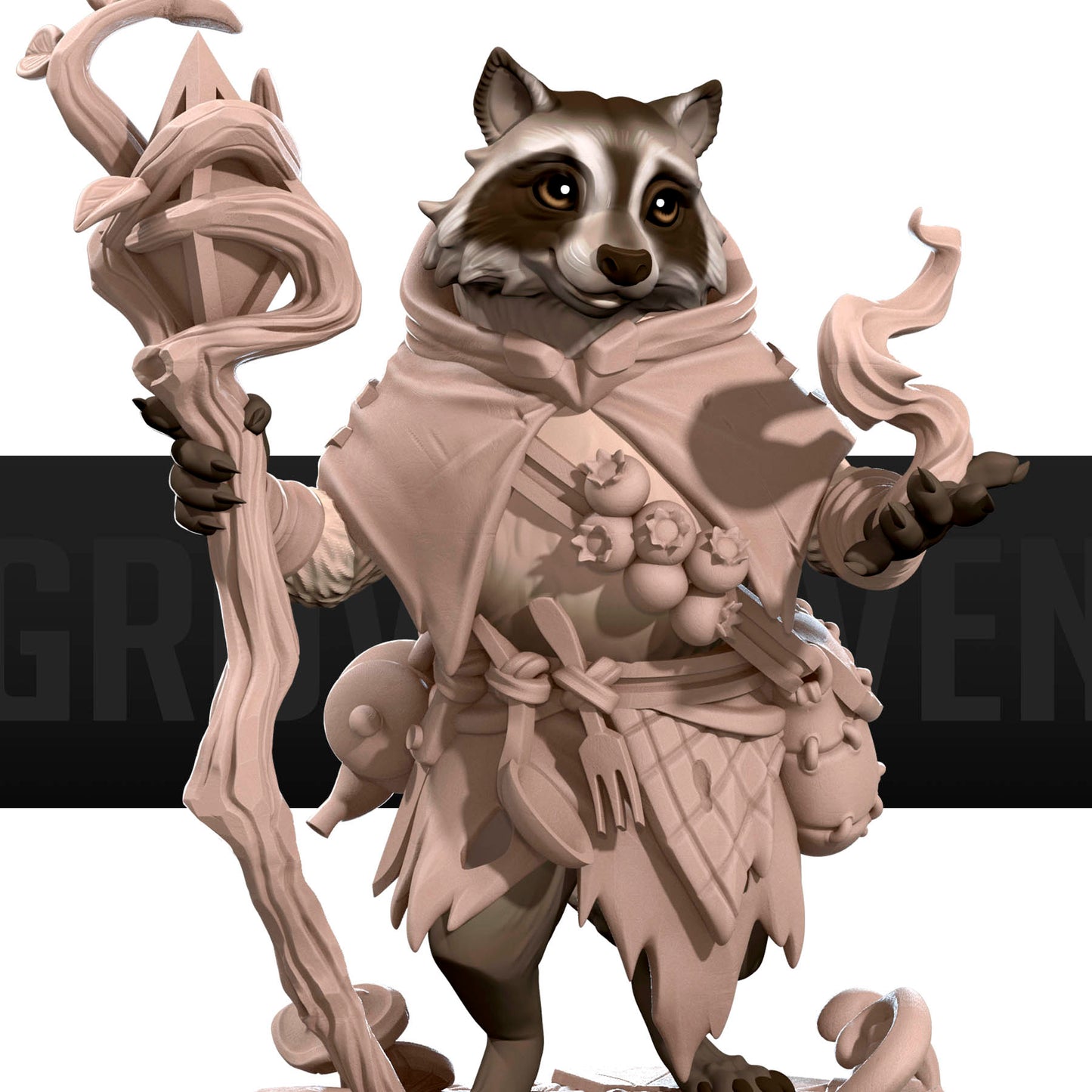 Raccoonfolk Druid