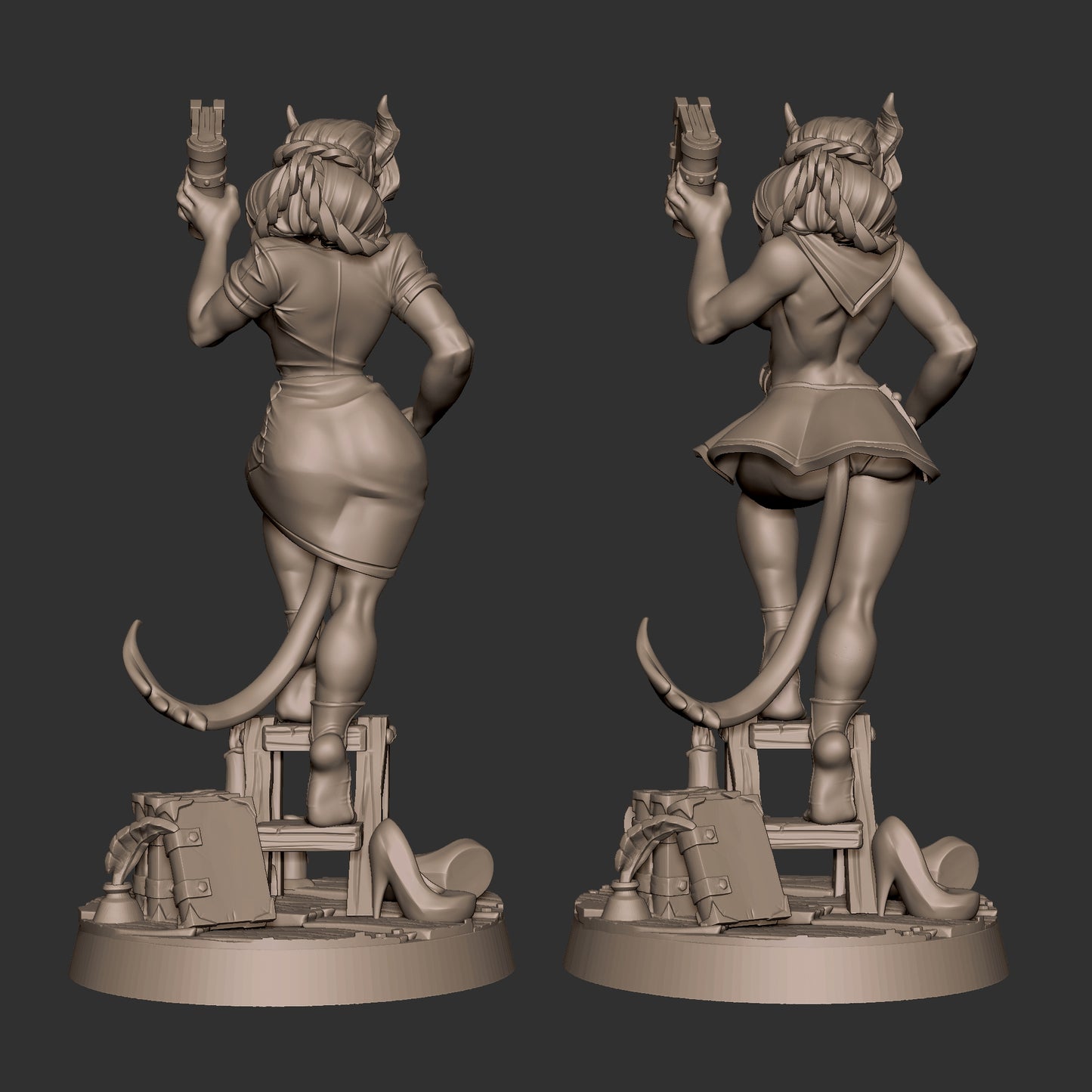 Liz the librarian Tiefling