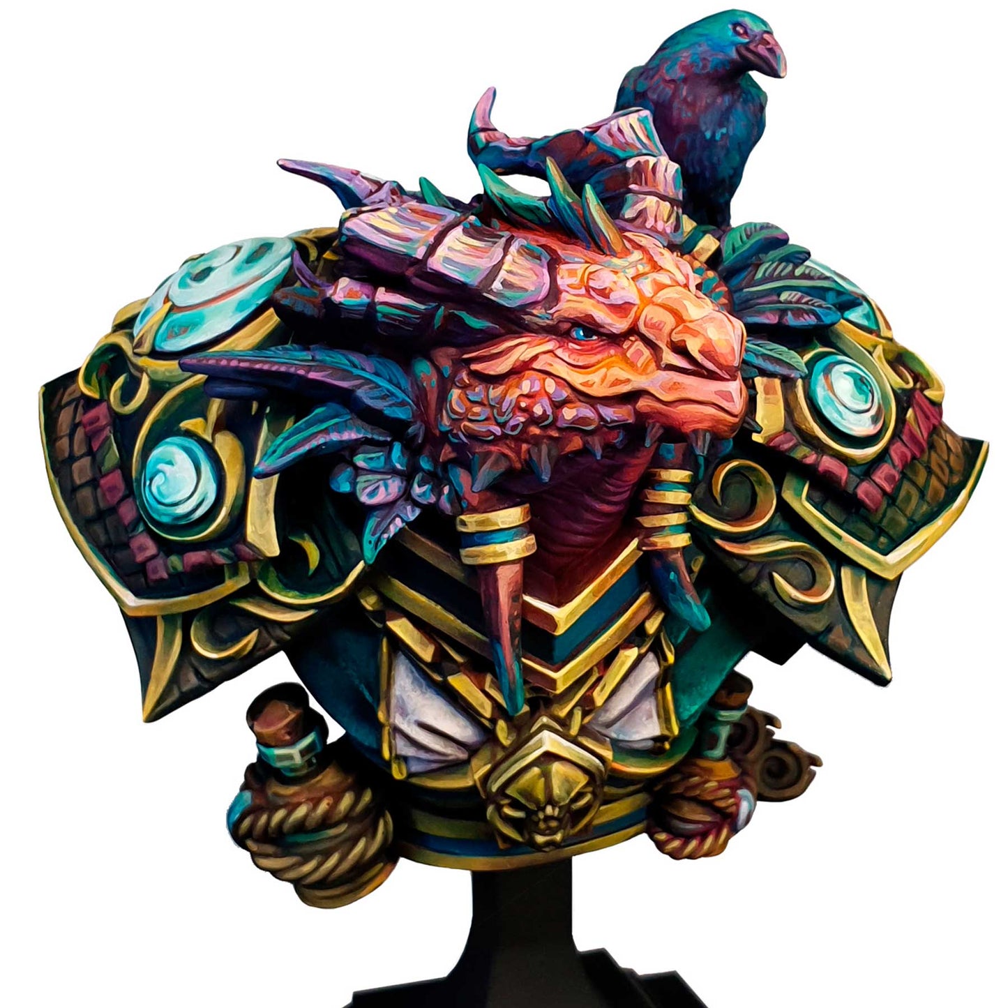 (PDF) Drayax, the Dragonborn Warlock (Bust)