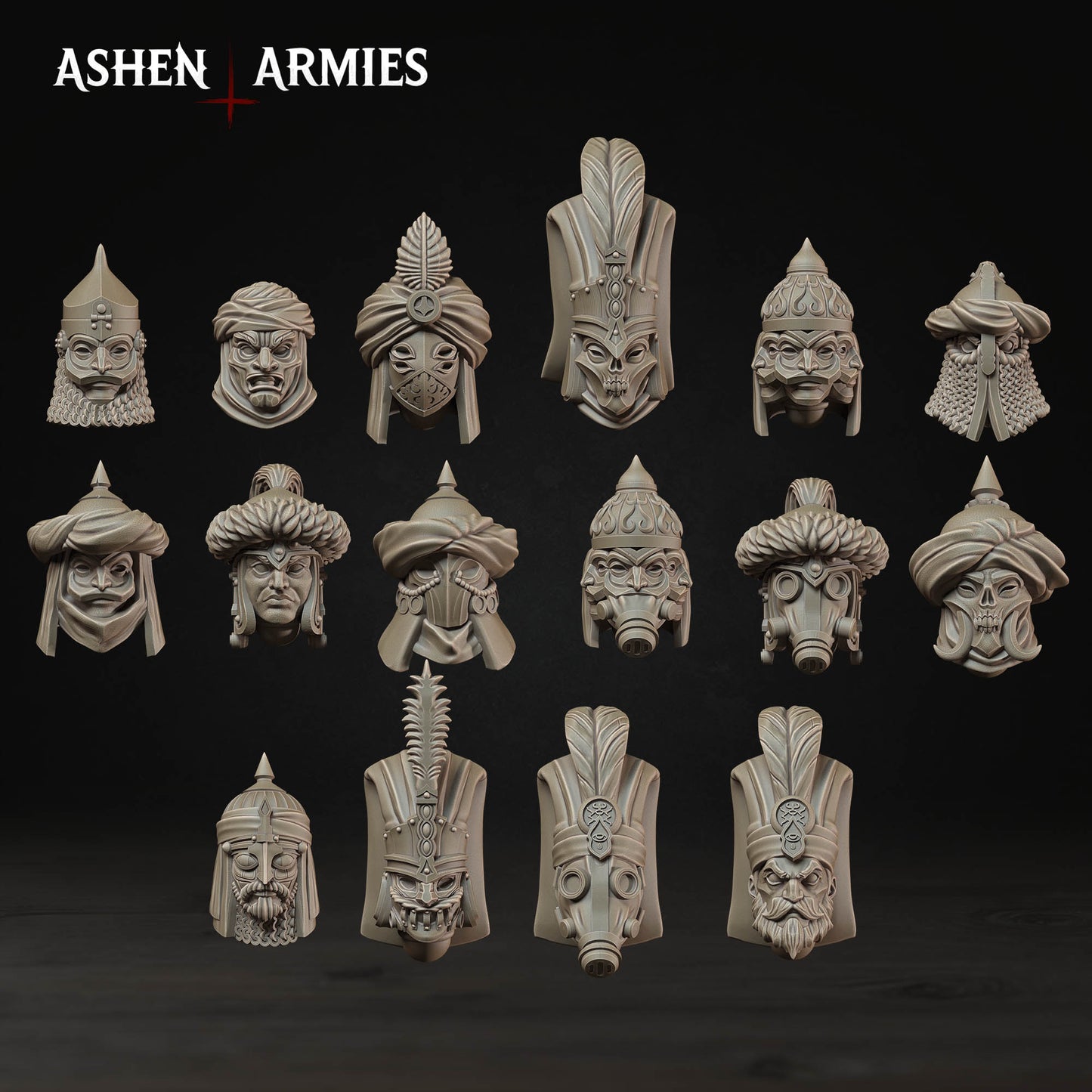 Modular Heads - Gilded Dominion