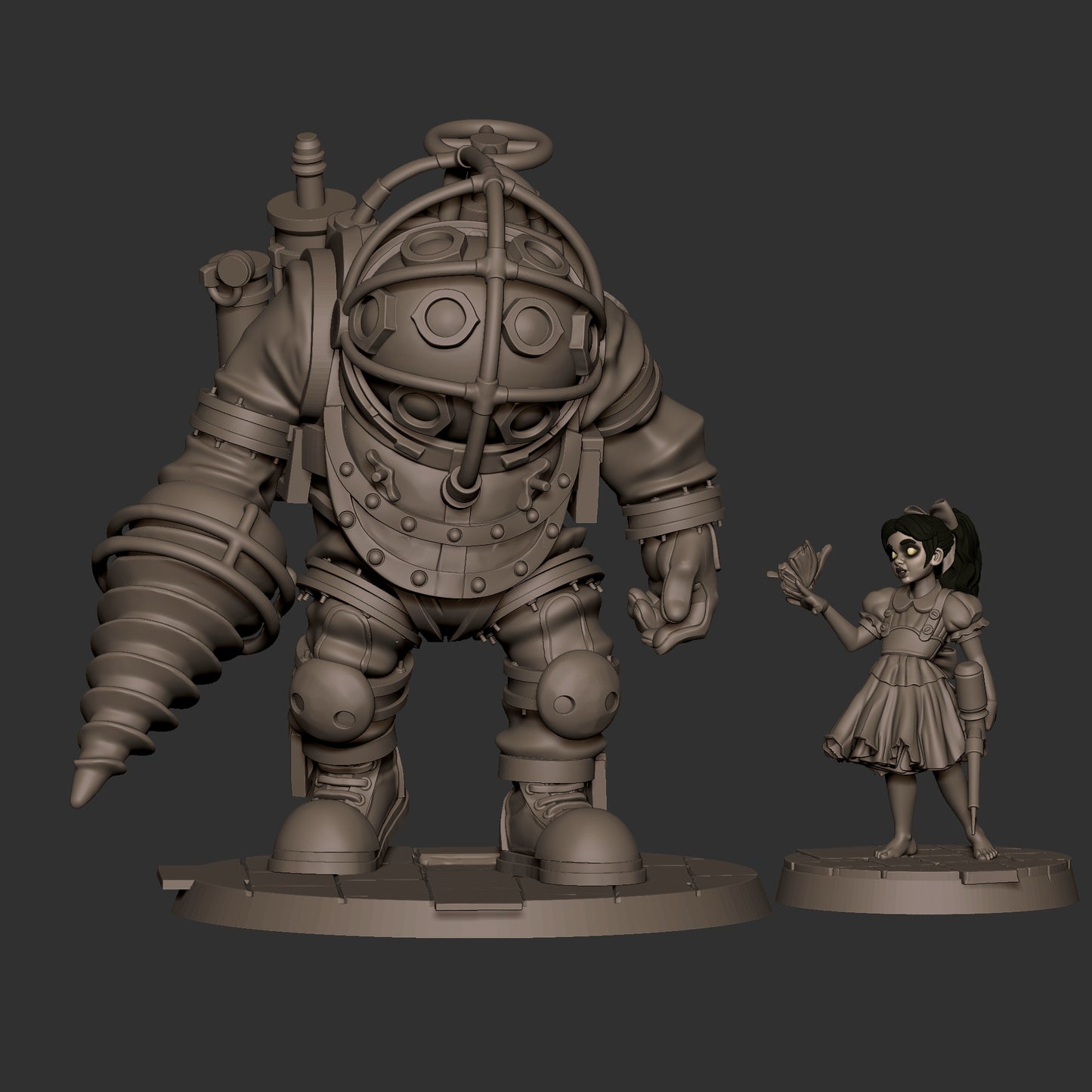 Underwater Duet: Mr. Bubbles and Tiny Angel