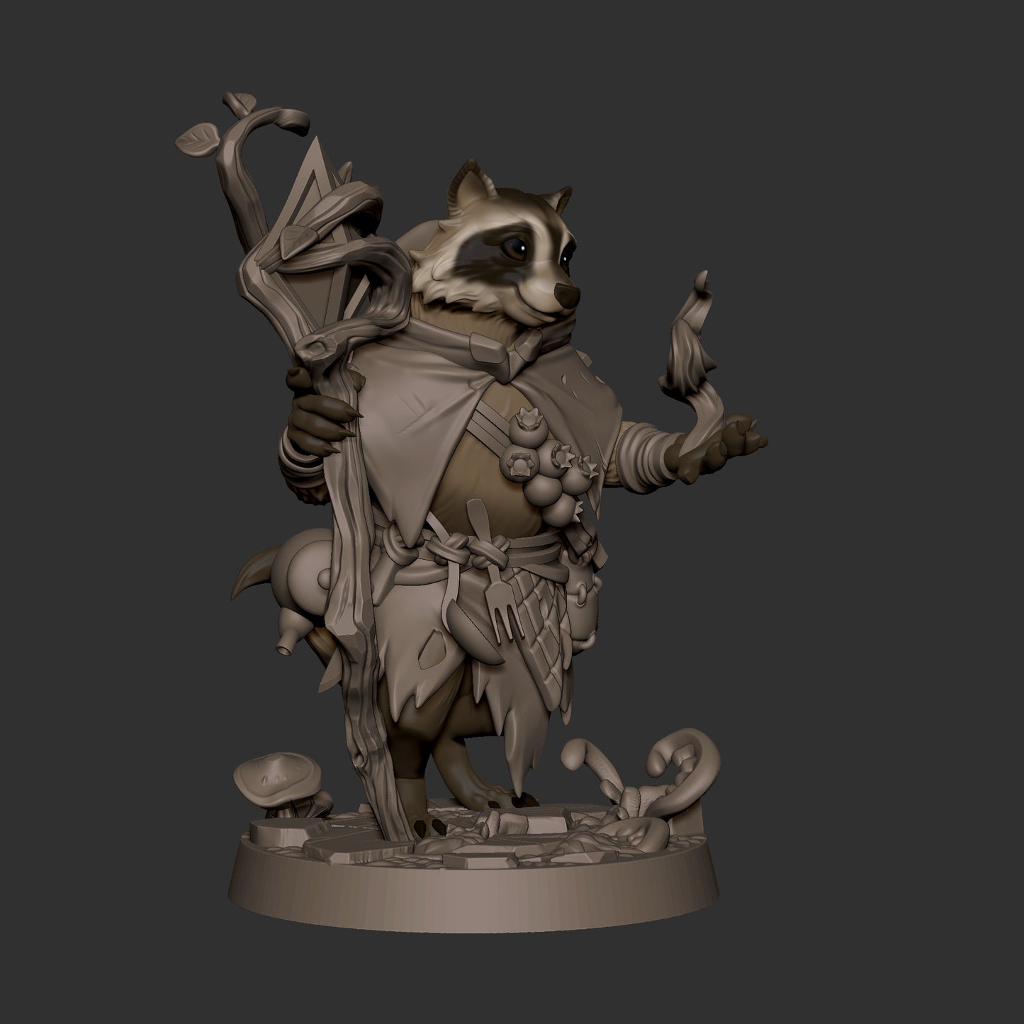 Raccoonfolk Druid