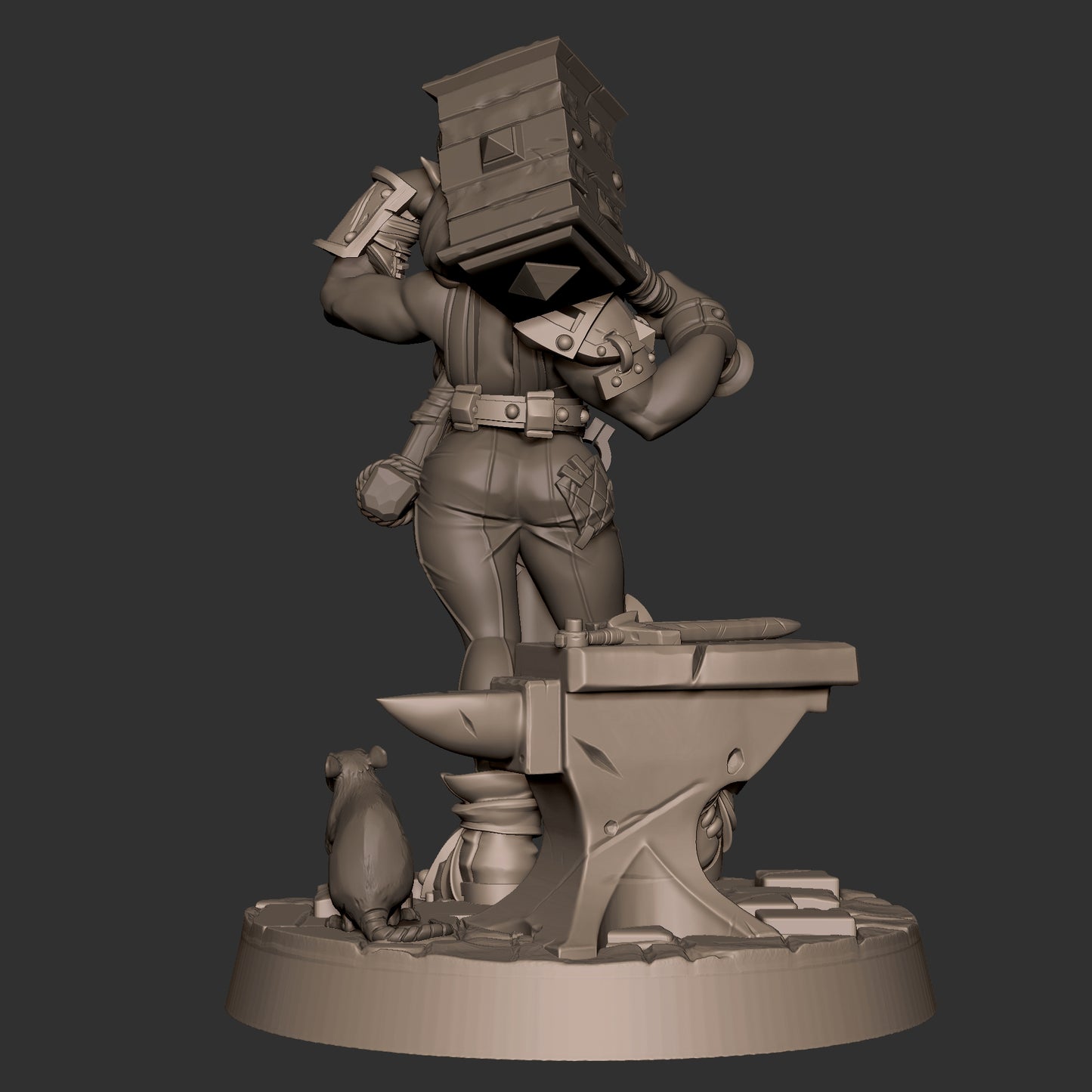 Helen, the Blacksmith Halfling