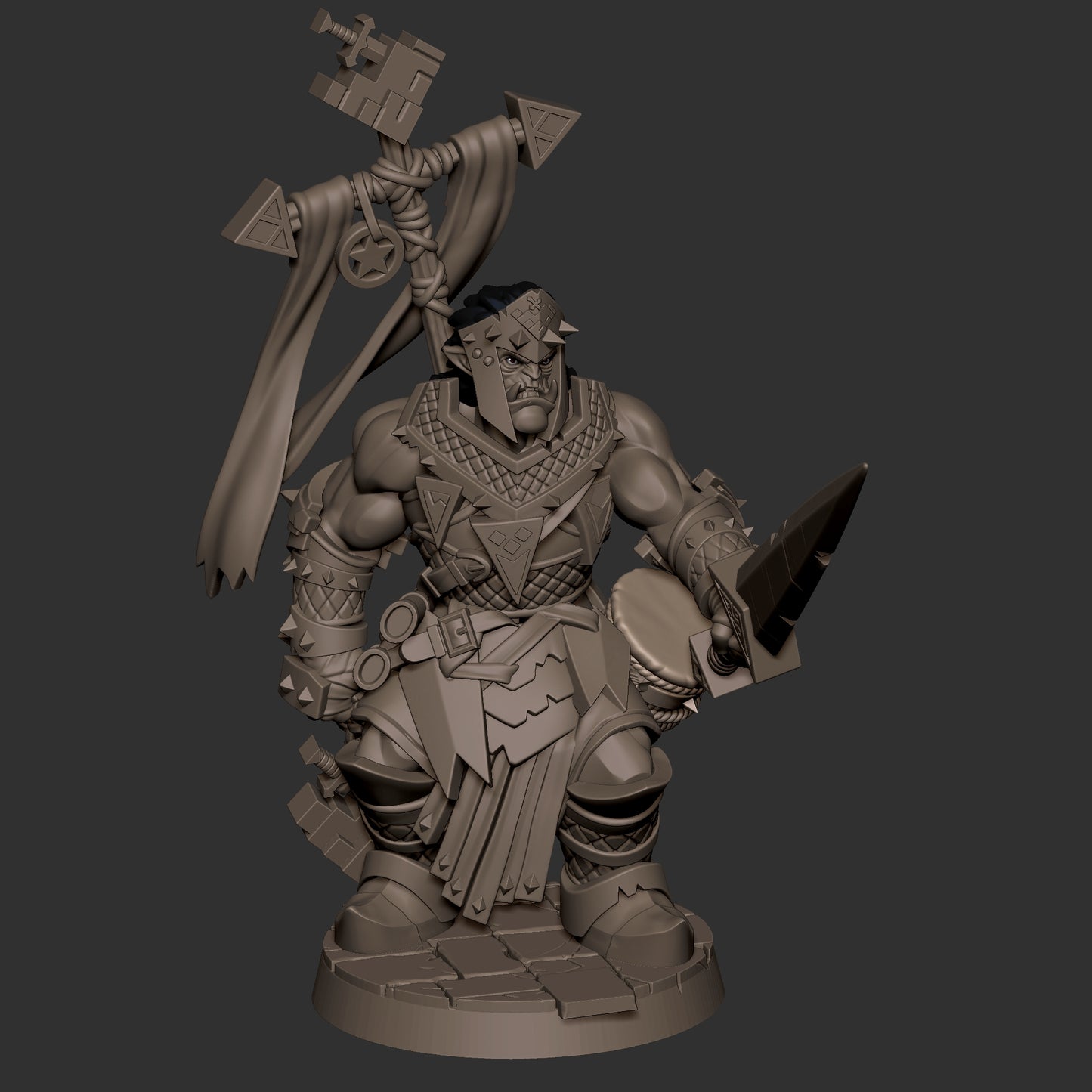Half-Orc Warpriest