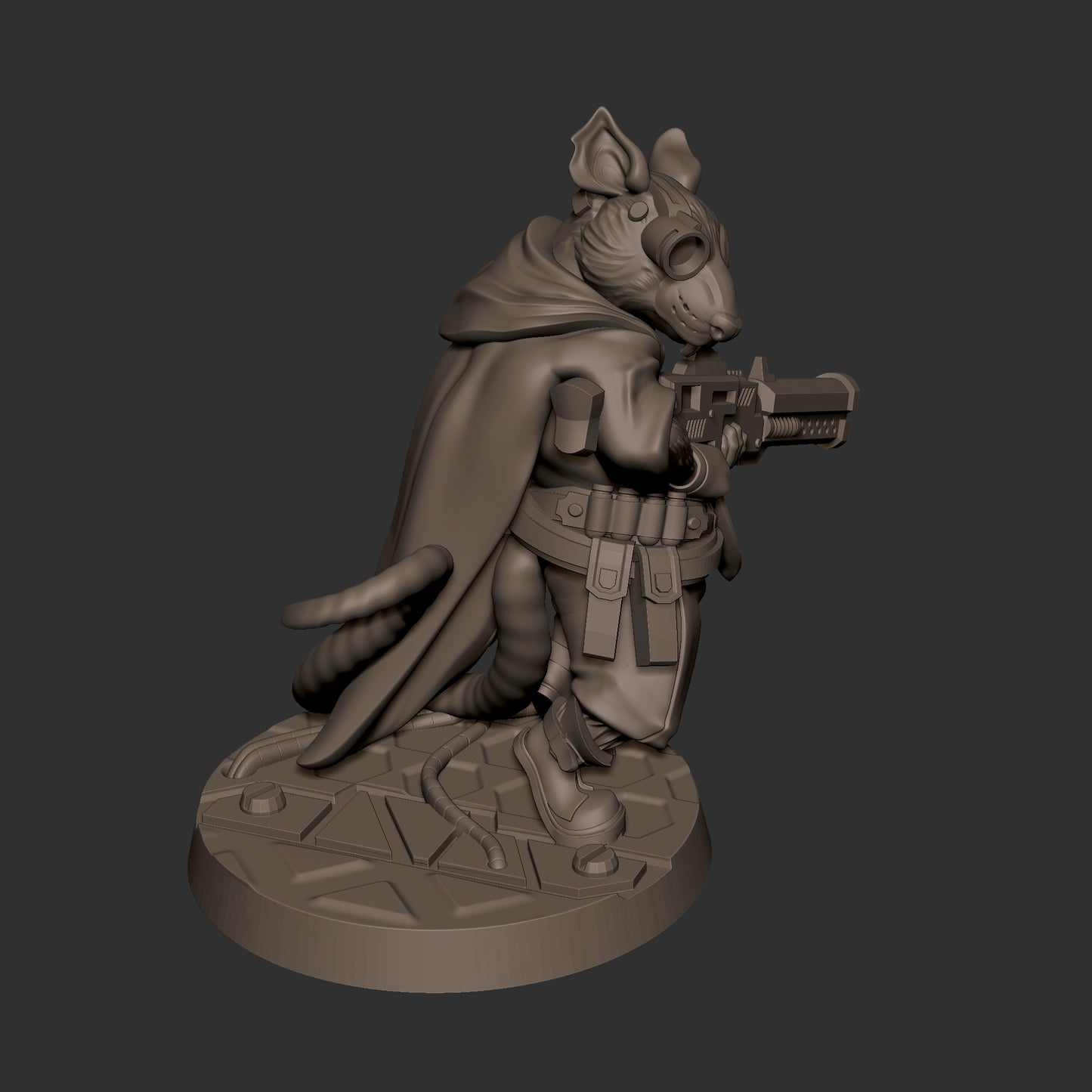 Space Ratfolk Soldier