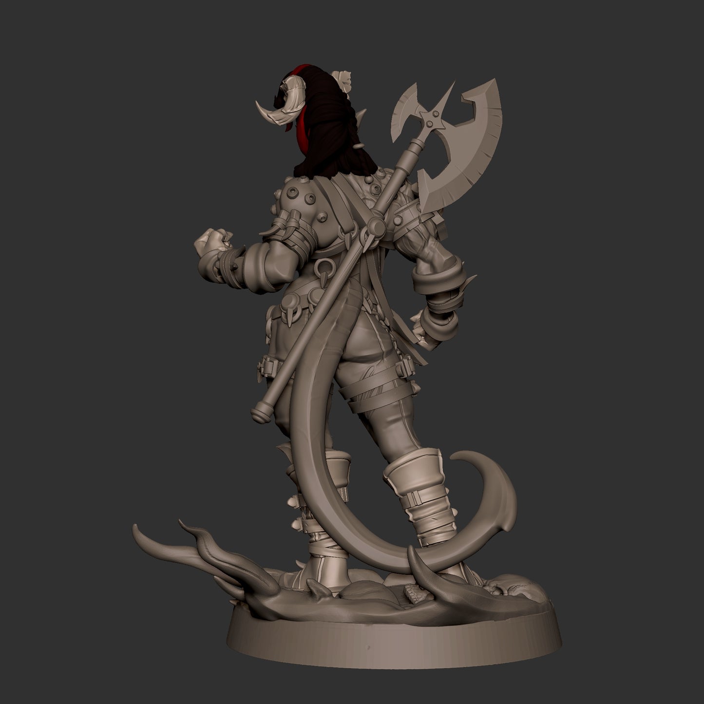 Tiefling Barbarian