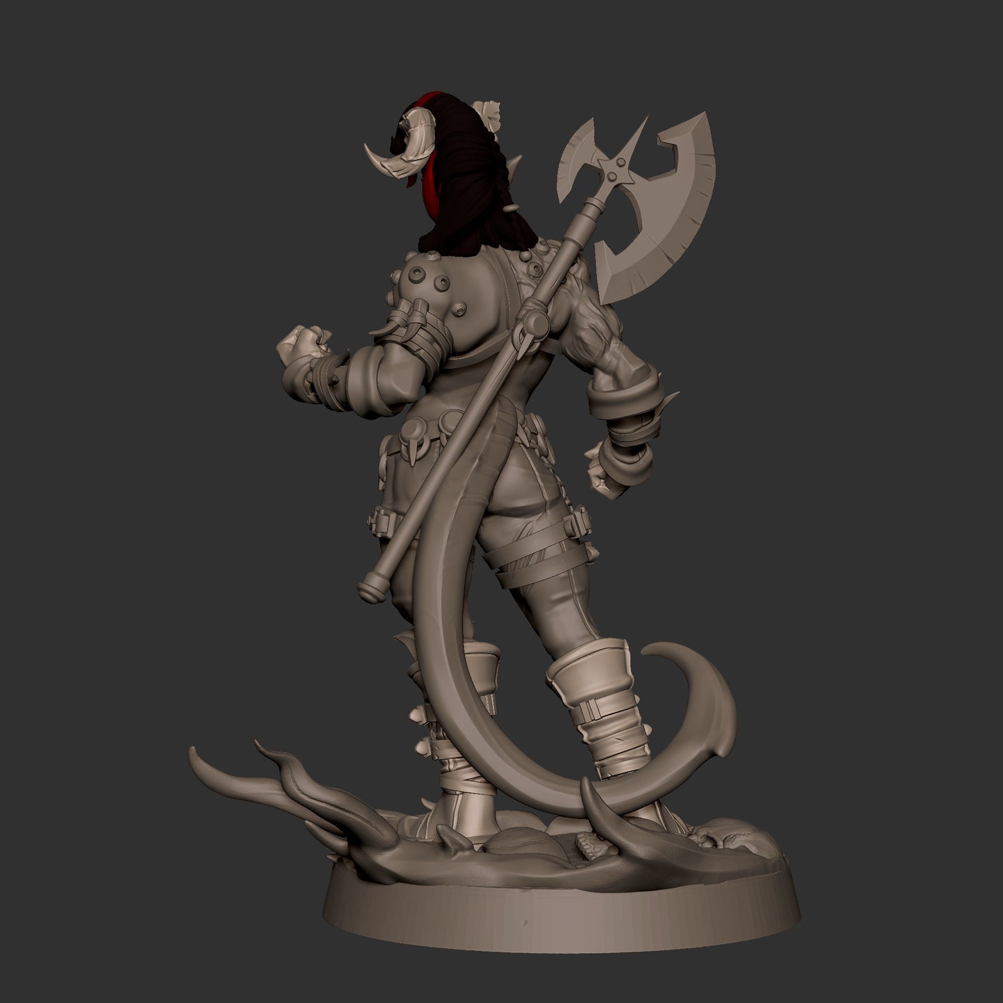 Tiefling Barbarian