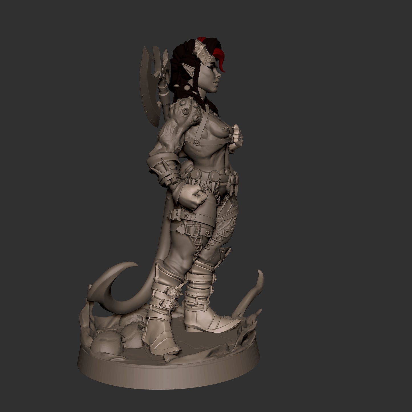 Tiefling Barbarian