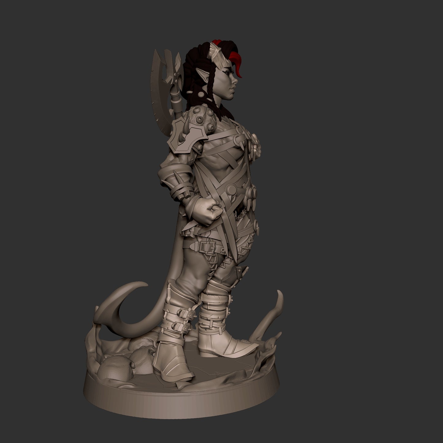 Tiefling Barbarian
