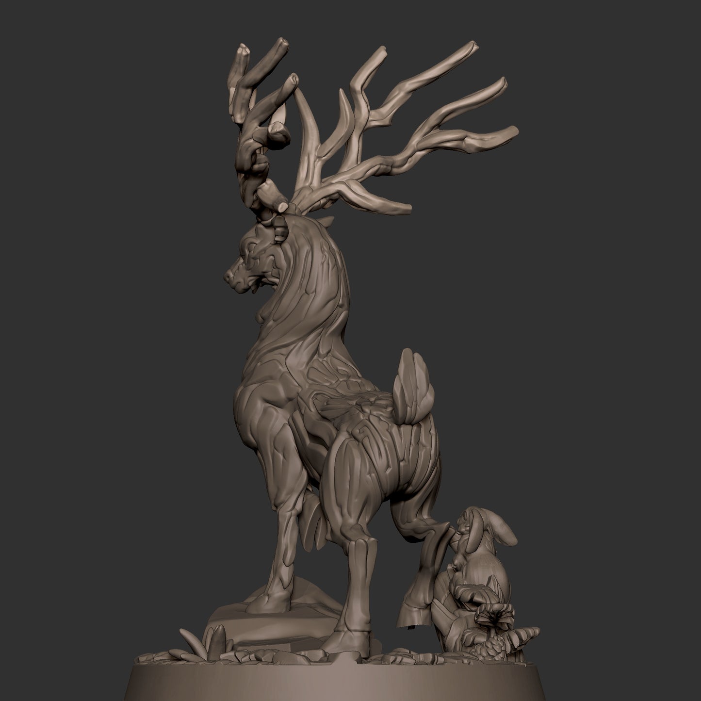 Human Animist Deer