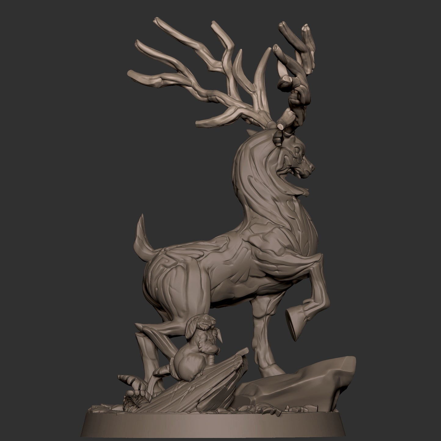 Human Animist Deer