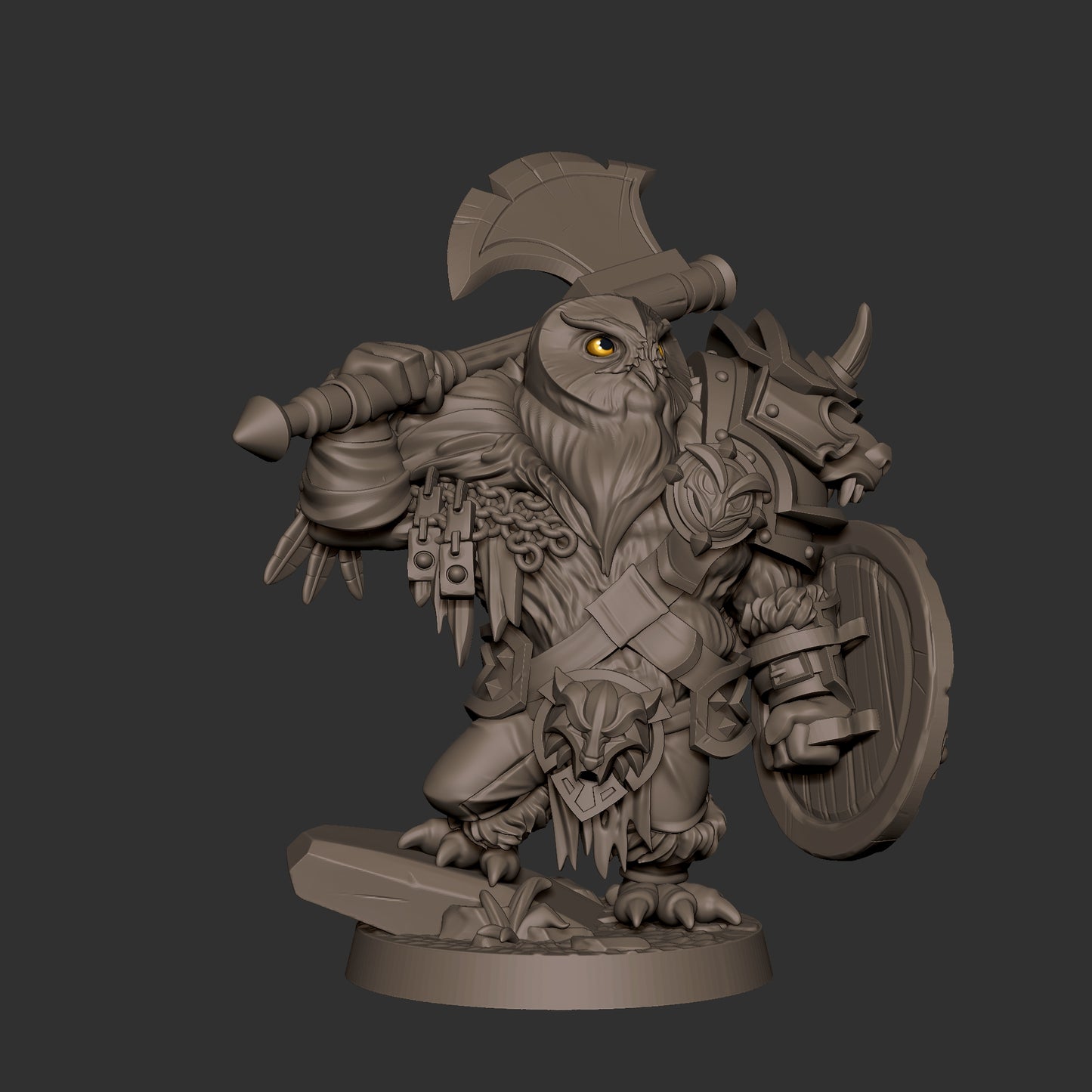 Owlfolk Barbarian