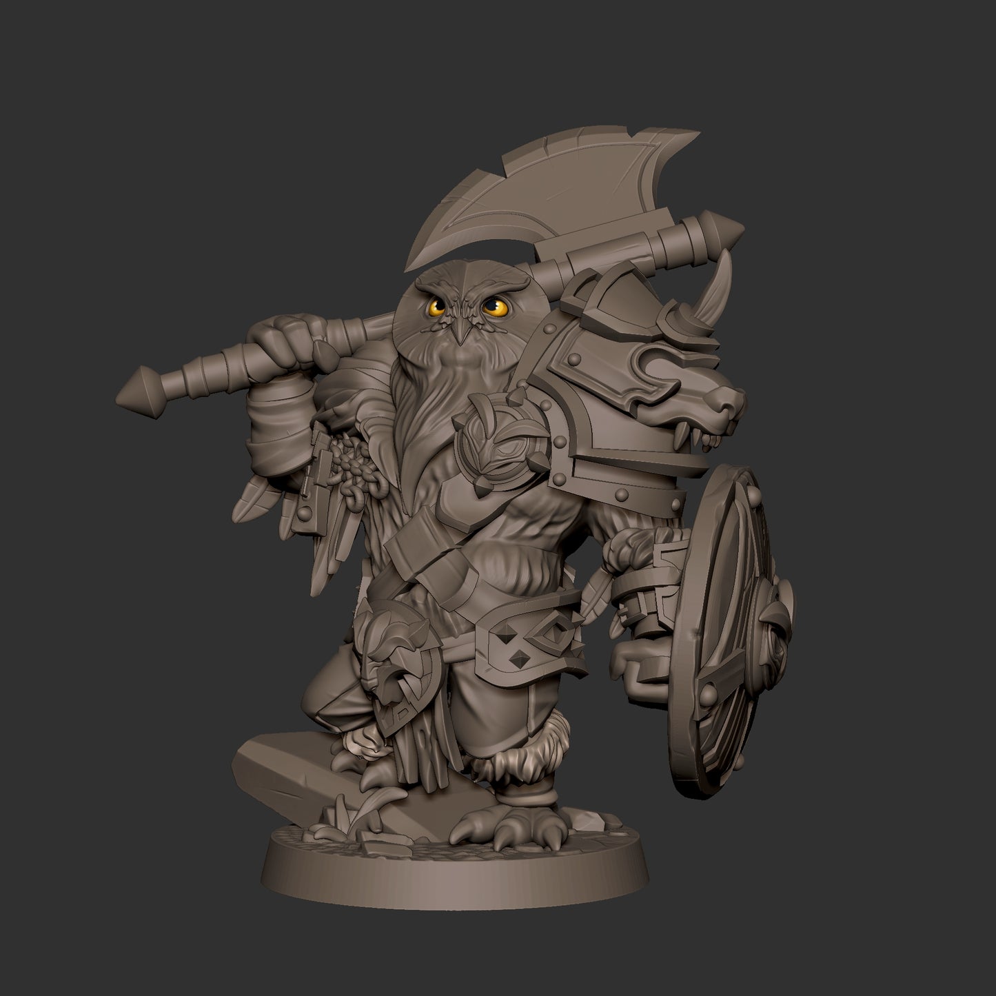 Owlfolk Barbarian