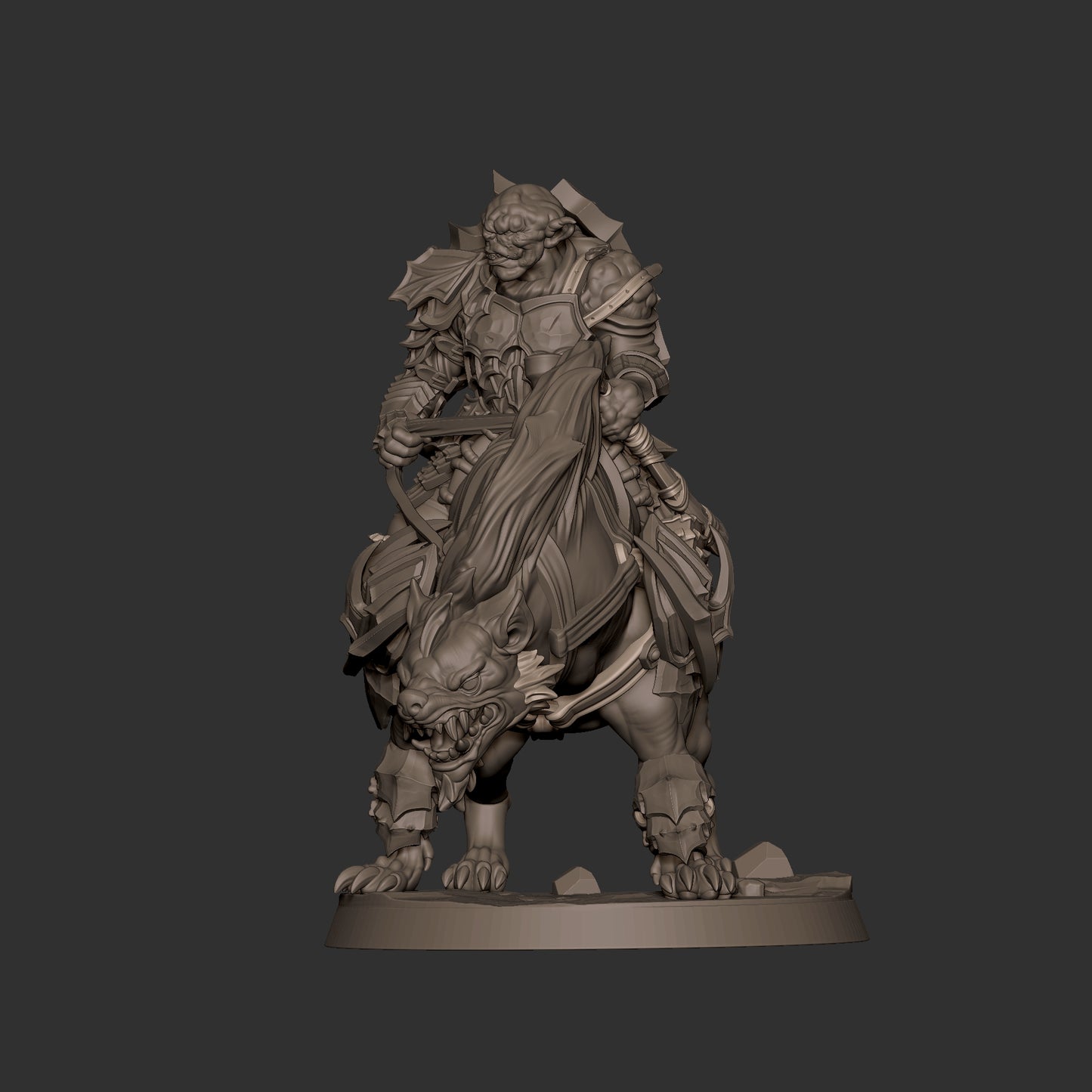 Orc Warg Rider Lieutenant