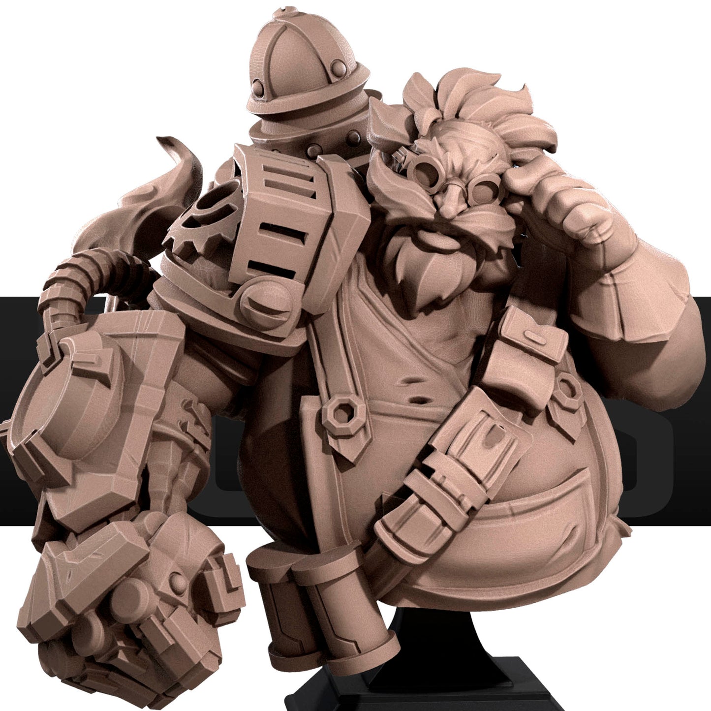 Human Artificer Bust