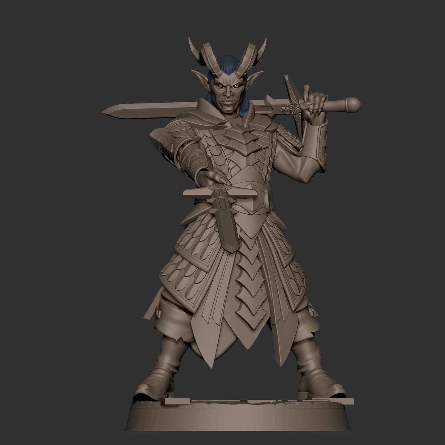 Tiefling Oathbreaker Paladin