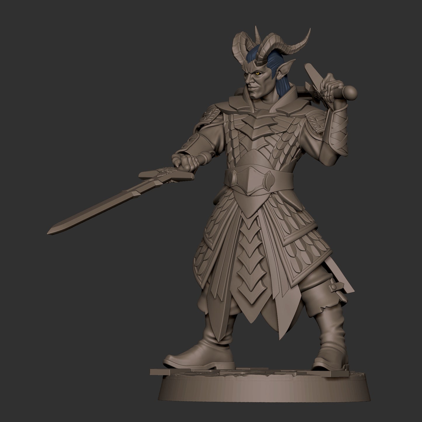 Tiefling Oathbreaker Paladin