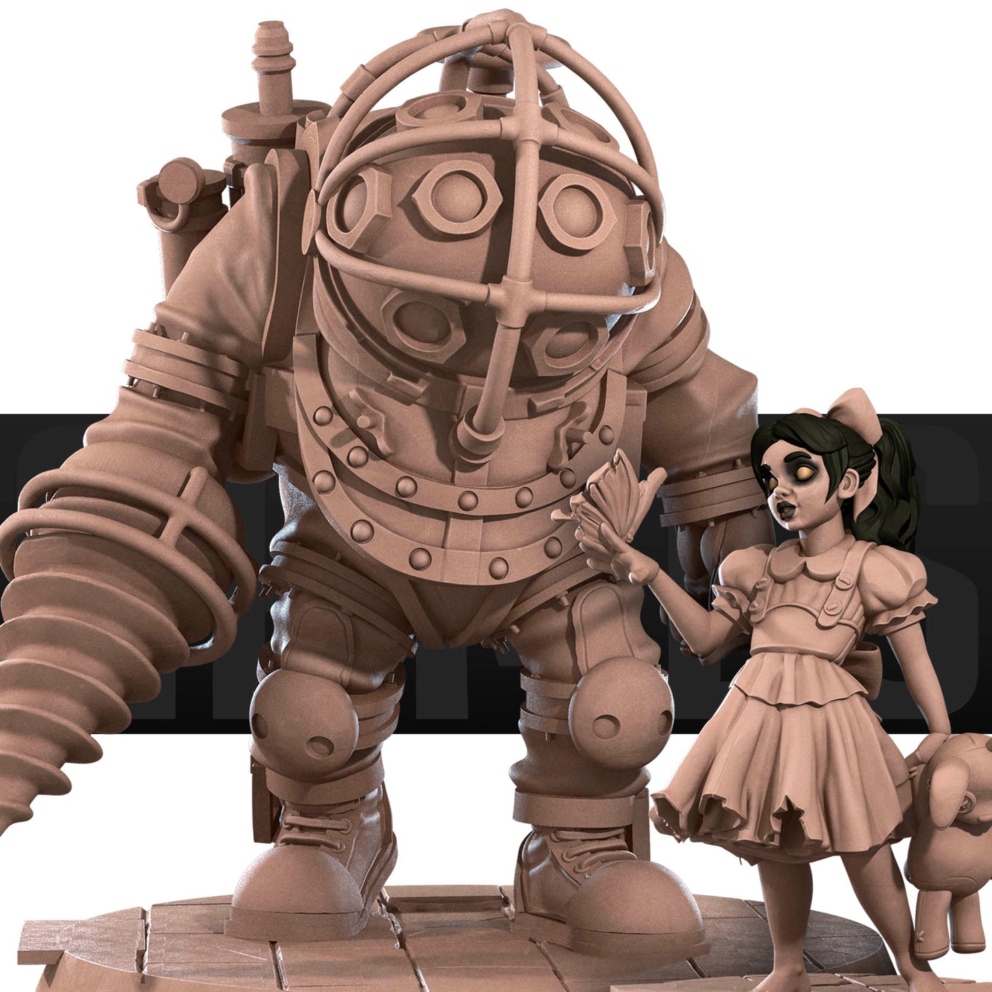 Underwater Duet: Mr. Bubbles and Tiny Angel