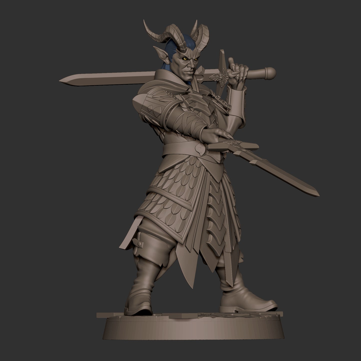 Tiefling Oathbreaker Paladin