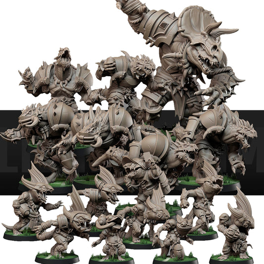 Tiny Tyrants Team (Lizardmen)