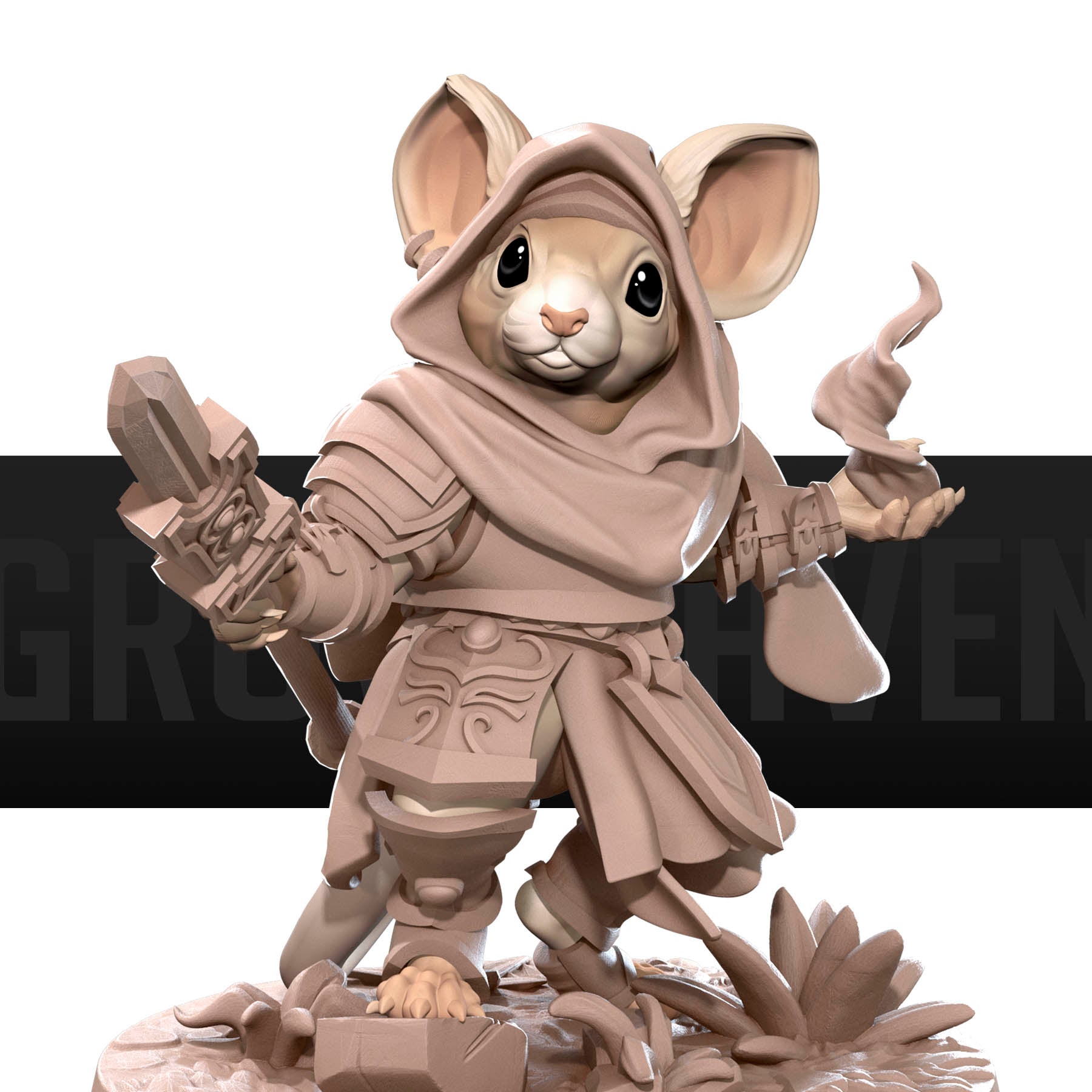 Mousefolk Cleric â Bite the Bullet Studio