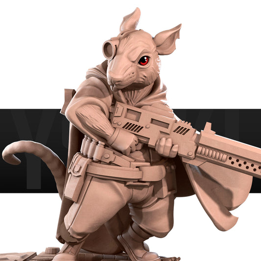Space Ratfolk Soldier
