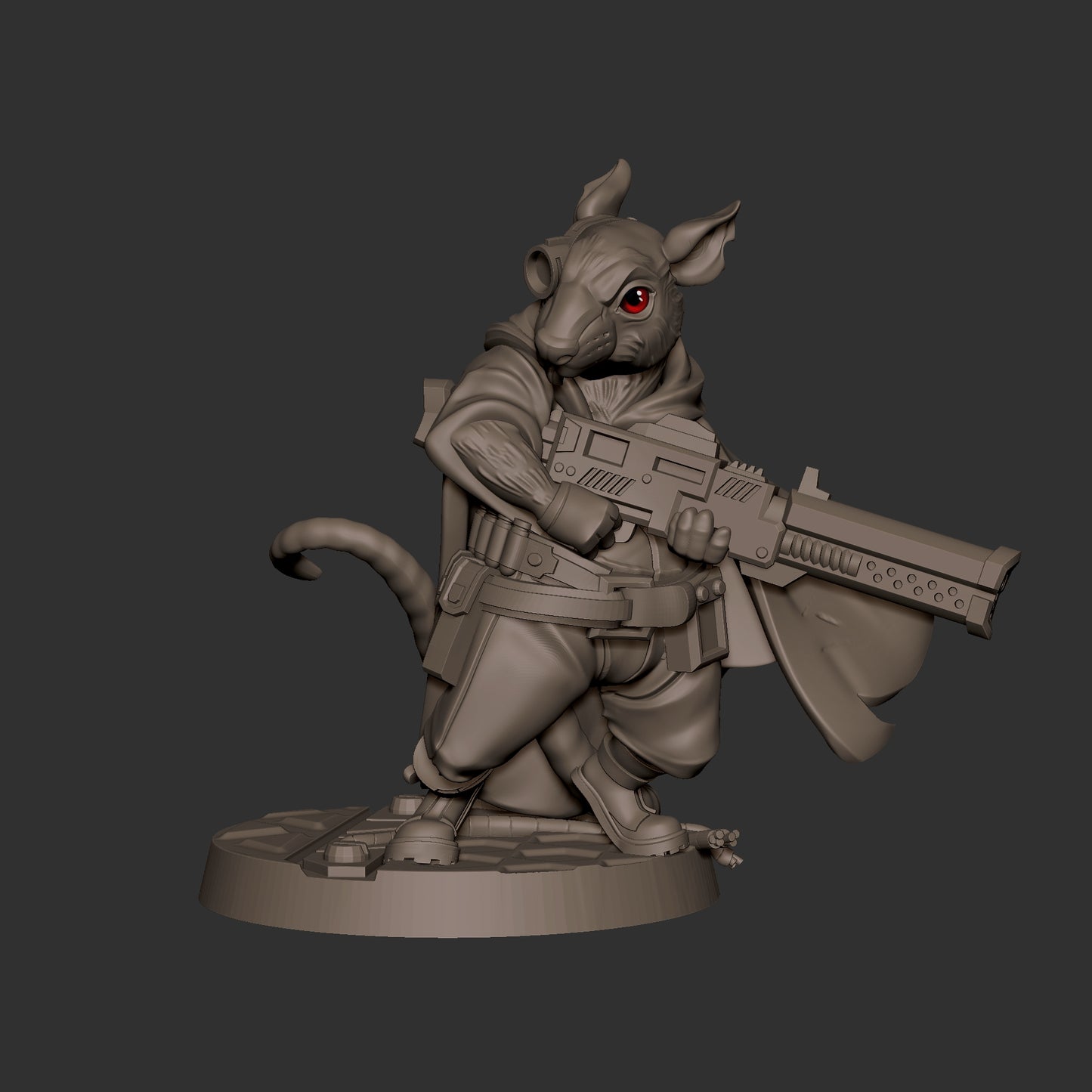 Space Ratfolk Soldier