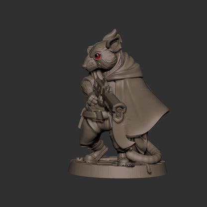 Space Ratfolk Soldier