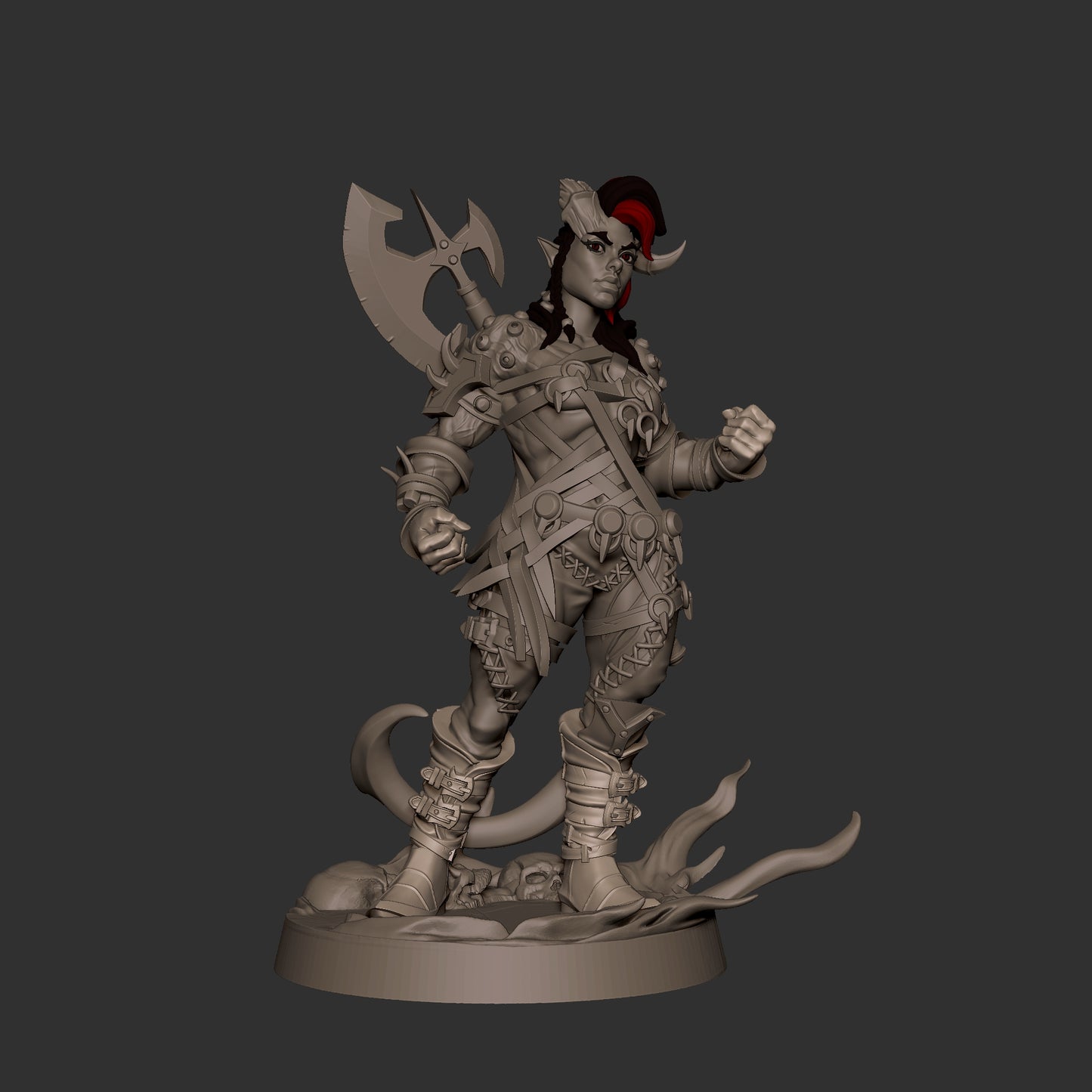Tiefling Barbarian