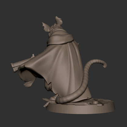 Space Ratfolk Soldier