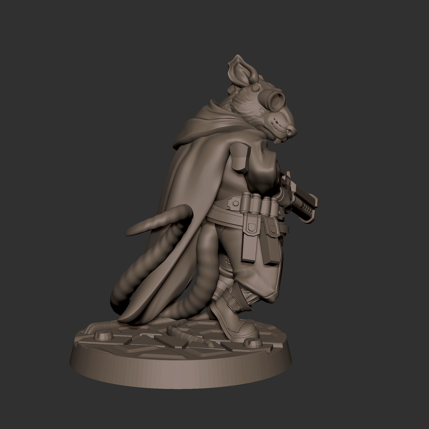 Space Ratfolk Soldier
