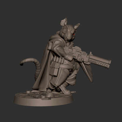 Space Ratfolk Soldier