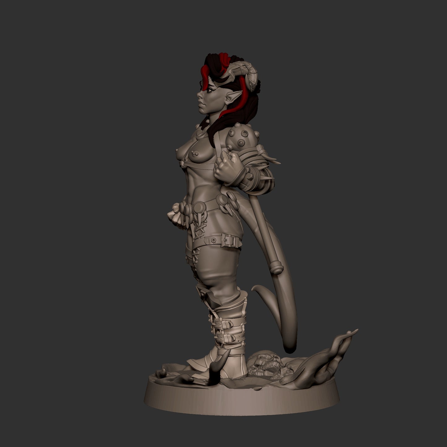 Tiefling Barbarian