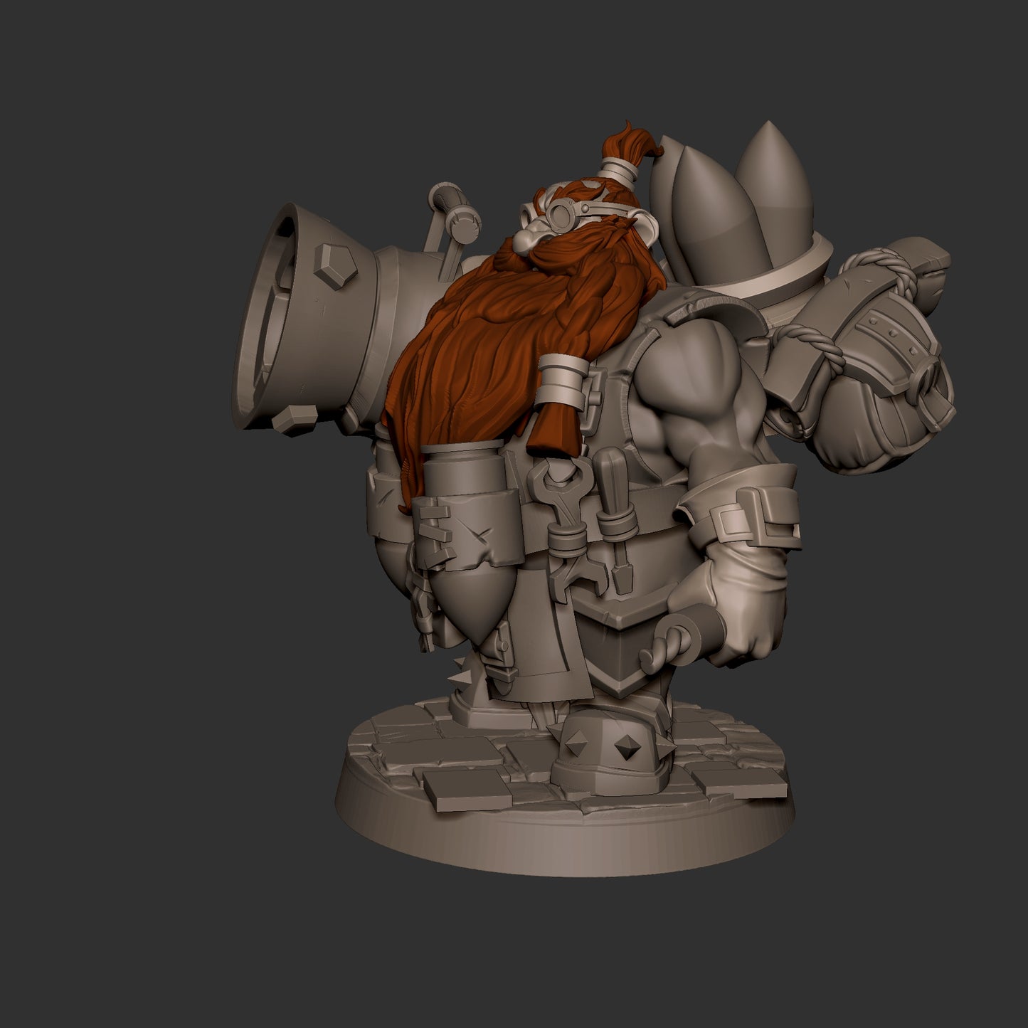 Dwarf Mortar Team