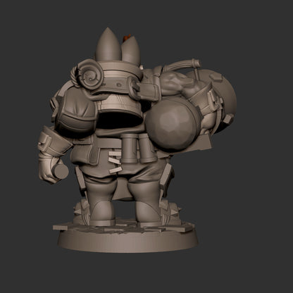 Dwarf Mortar Team