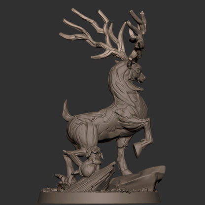 Human Animist Deer