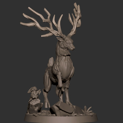 Human Animist Deer