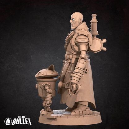 Half-Orc Inventor and Robot