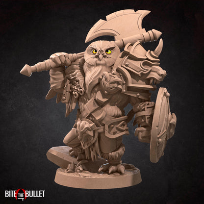 Owlfolk Barbarian