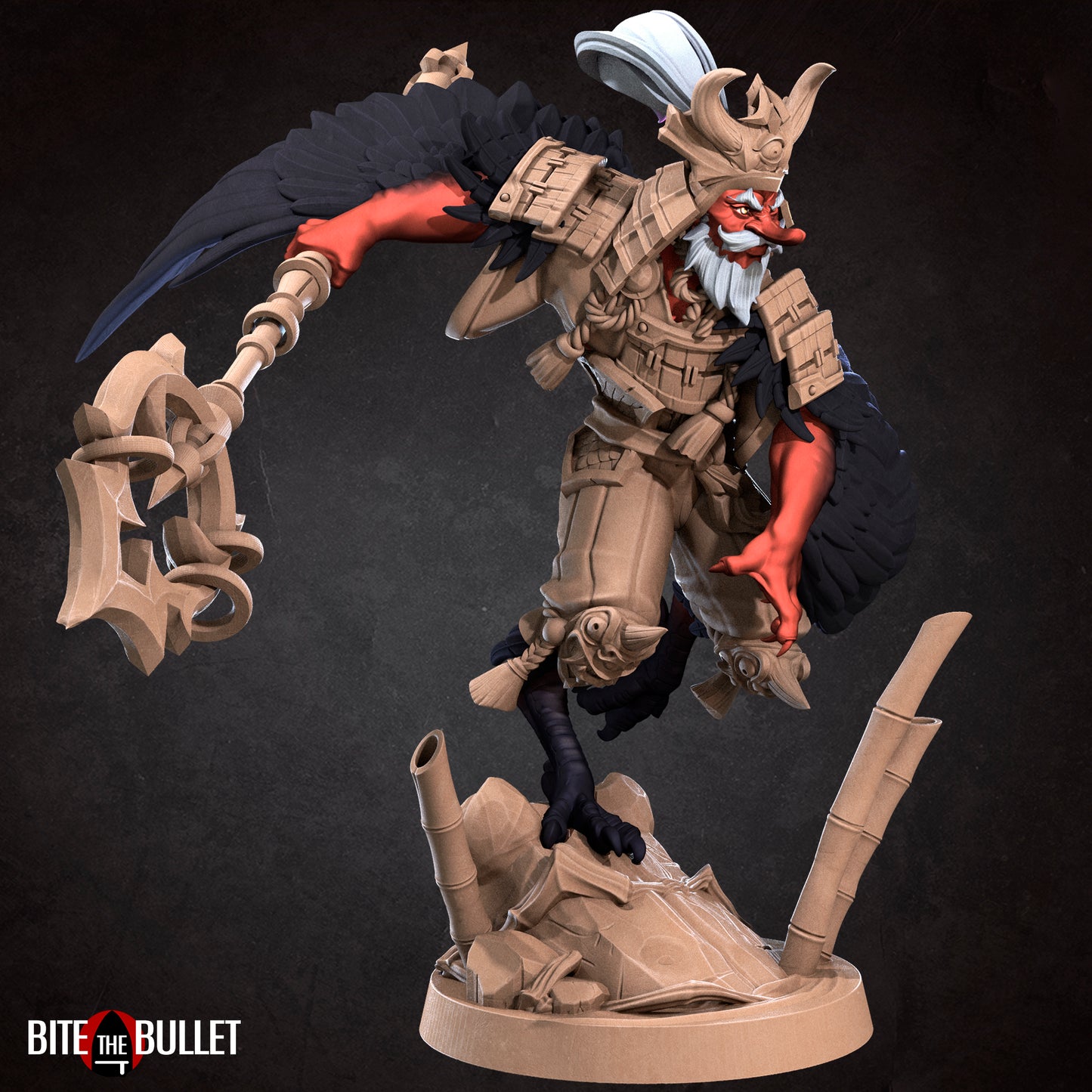 Tengu, exiled monk