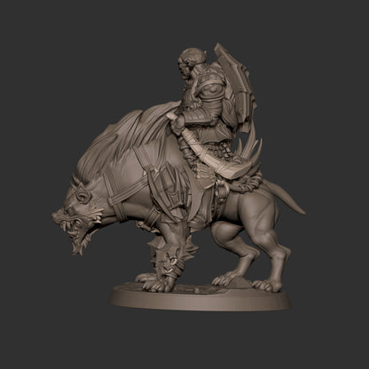 Orc Warg Rider Lieutenant