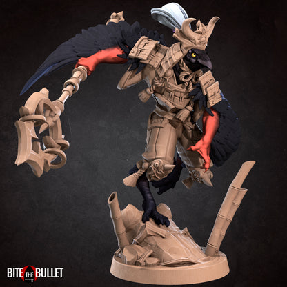 Tengu, exiled monk