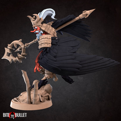 Tengu, exiled monk