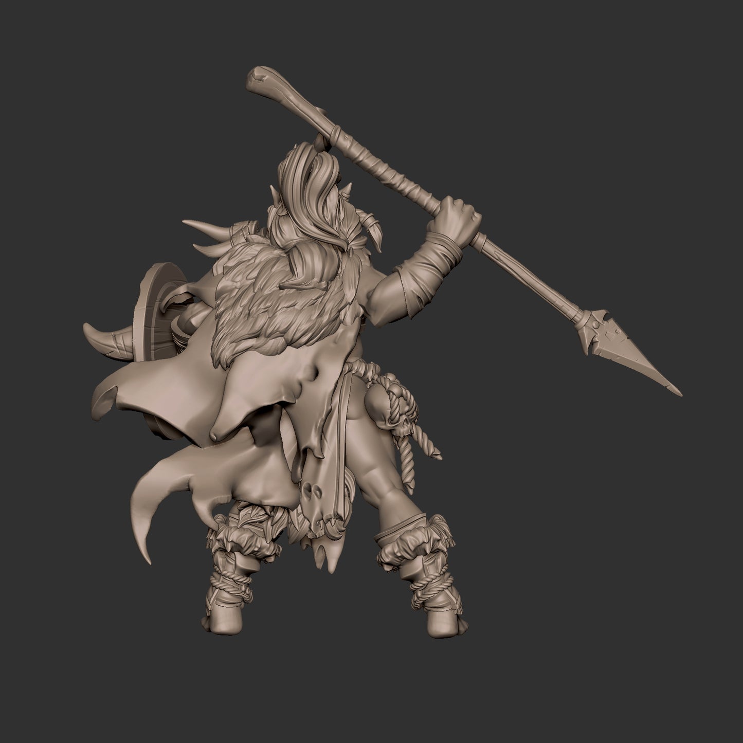 Kisha, the amazon half-orc