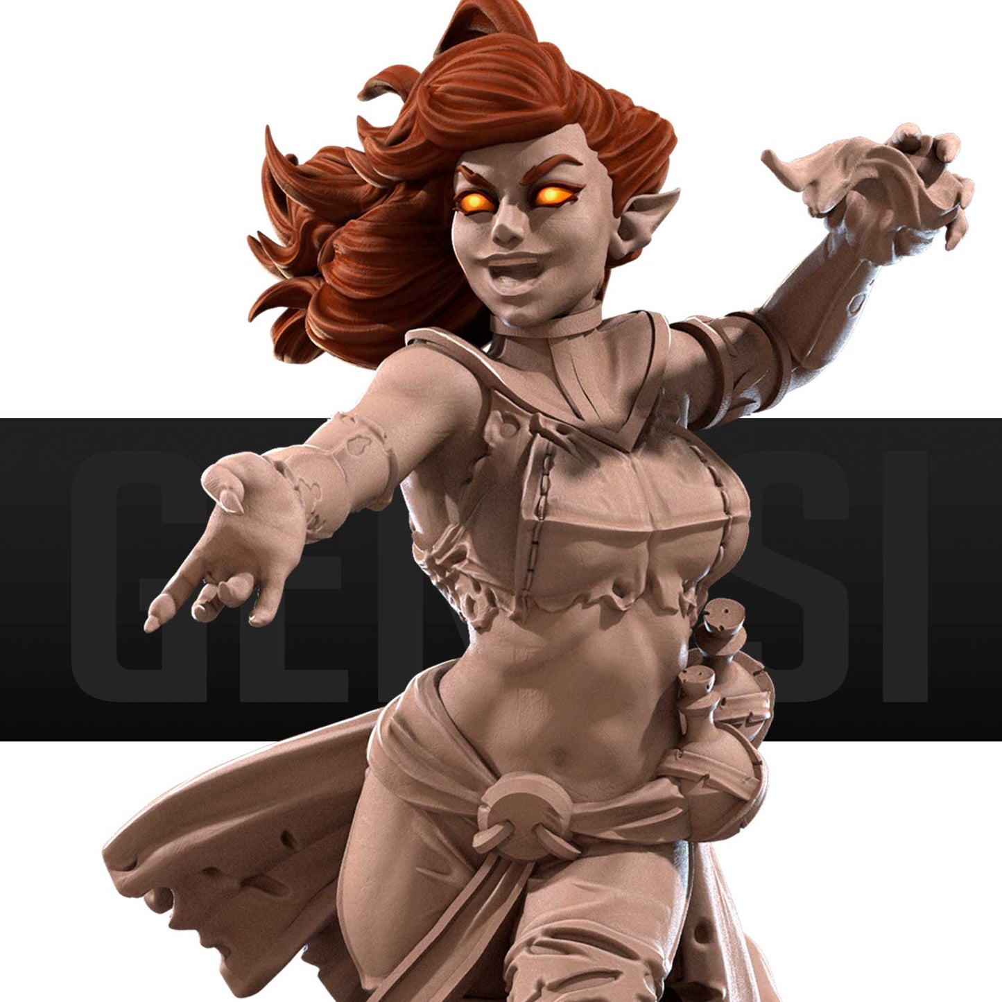 Fire Wizard Genasi