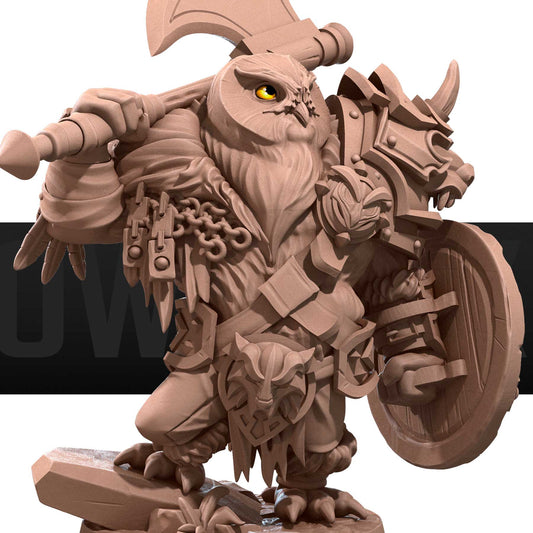 Owlfolk Barbarian