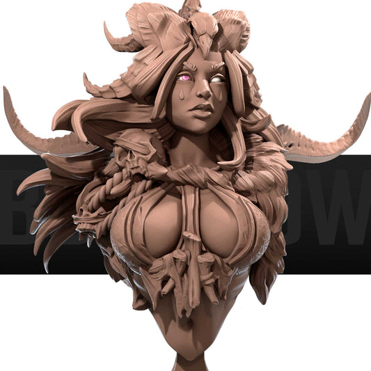 Black Scavenger Bust